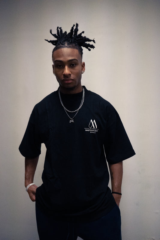 T-shirts oversize LA NOUE Noir