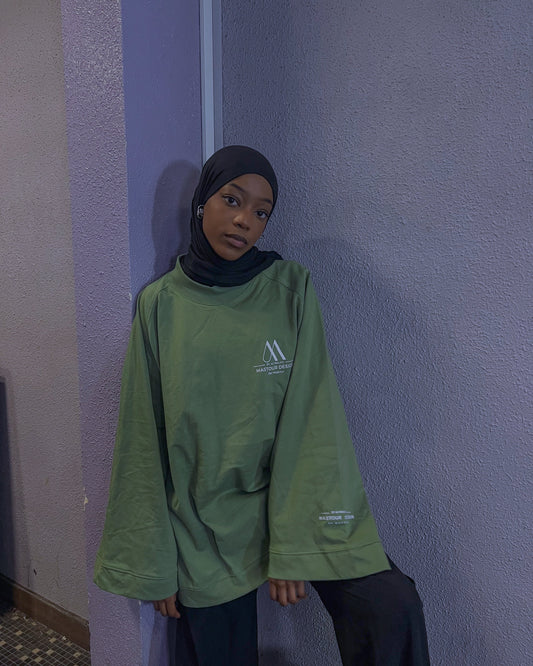 T-shirt Oversize FALADIÉ pour femme Vert